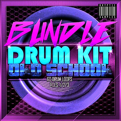 Kryptic Samples – Drum Kit Old School Bundle (WAV)-Soundhoard