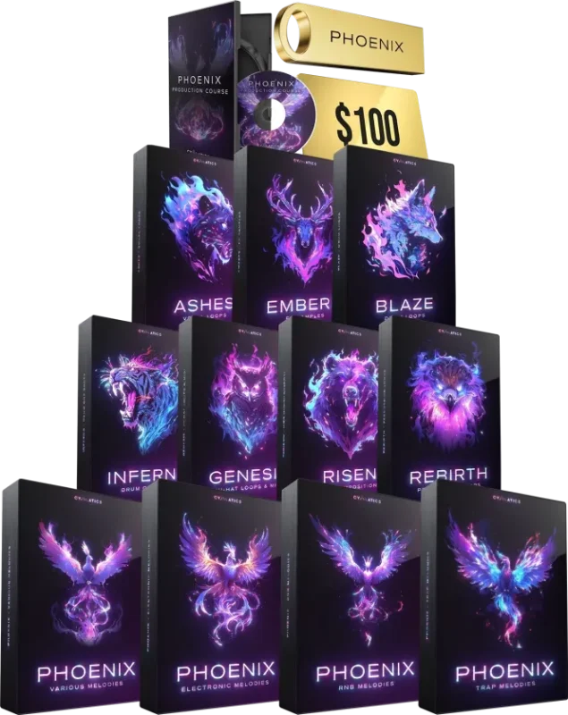 Cymatics – PHOENIX Launch Edition (MIDI, WAV)-Soundhoard