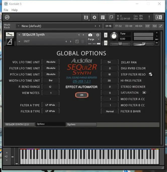 Audiofier – SEQui2R Synth (KONTAKT)-Soundhoard