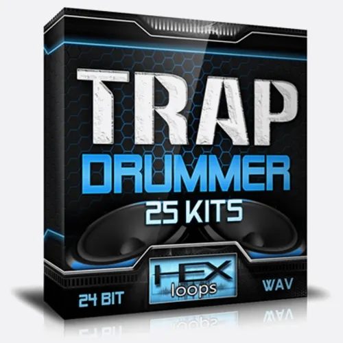 Hex Loops – Trap Drummer 25 Kits (WAV)-Soundhoard