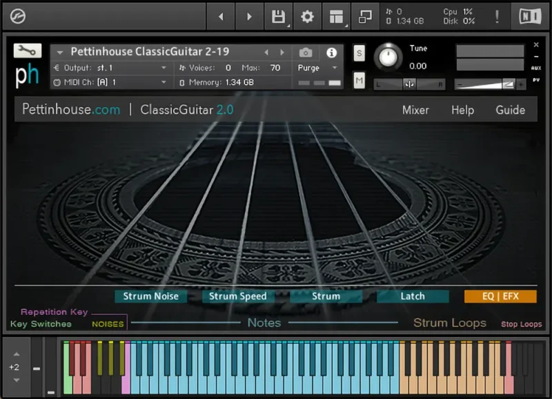 Pettinhouse Classic Guitar 2.1 KONTAKT-Soundhoard