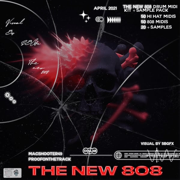 Macshooter49 & ProofOnTheTrack – The New 808 Drum Midi + Sample Pack-Soundhoard