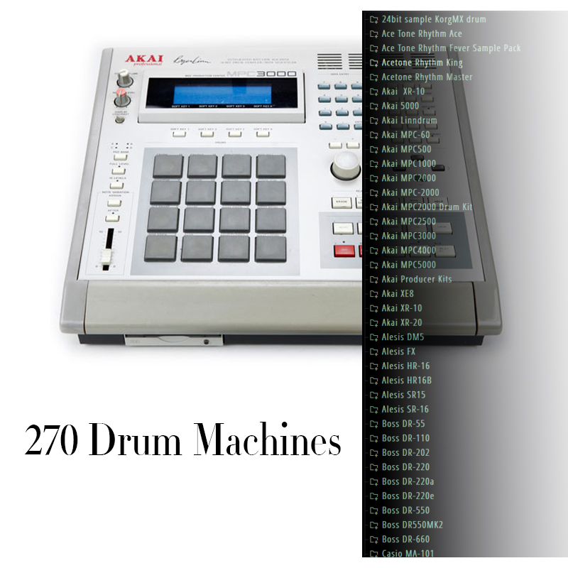 270台经典鼓机音色-Soundhoard